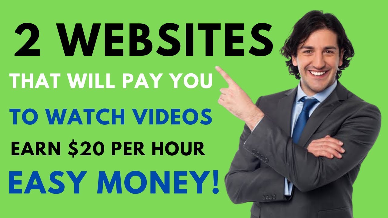 2 WEBSITES THAT WILL PAY YOU TO WATCH VIDEOS | EARN $20 USD PER HOUR | ASKPACCOSI.COM
