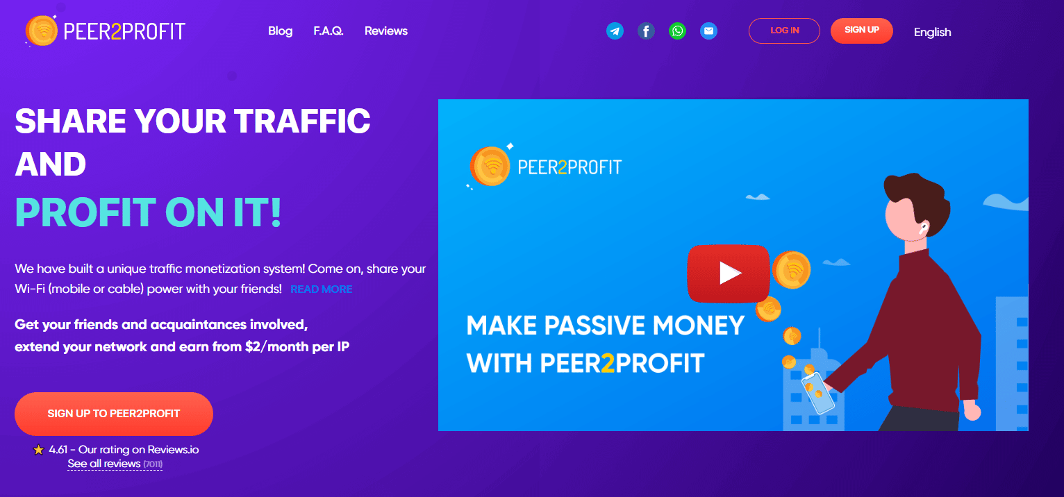 peer 2 profit dashboard